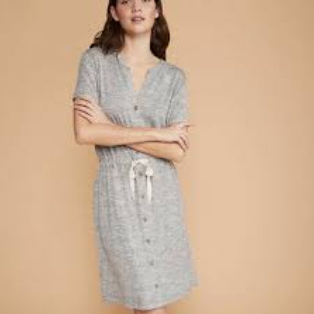 Lou & Grey for LOFT Heather Gray Dress, L
